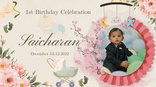 SAICHARAN👑 FIRST BIRTHDAY TEASER