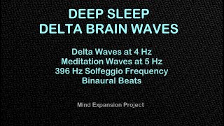 Fall Into a Deep Sleep - Powerful of 396 Hz Frequency - Delta Brain Waves - Binaural Beats