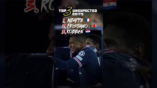 Top 3 Unexpected Edits #ai #robben #mbappe #ronaldo #unexpected #edit #football