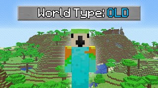 Surviving Minecraft in an OLD WORLD