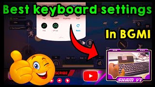 BGMI keyboard settings// how to play PUBG/BGMI with keyboard and mouse in Mobile/#bgmi