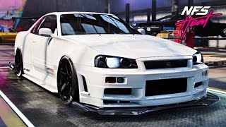 Nissan GTR R34 Customization and gameplay in Need For Speed HEAT