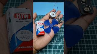 Mini Fan Making || Mini Toy Fan Making #shorts #viralvideo #diyscienceproject