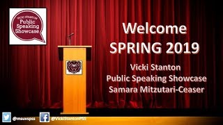 Vicki Stanton Public Speaking Showcase Spring 2019 - Samara Mitzutani-Ceaser