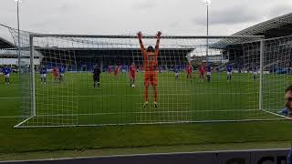 Wrexham penalty v Chesterfield  2018 .away days.