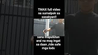 RIDER SUMALPOK SA NAKA PARADANG SASAKYAN