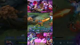 OLHA ISSO MOBILE LEGENDS MELHORES JOGADAS HIGHLIGHTS SAVAGE MOMENT #SHORTS