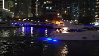 Dubai Marina Walk night time