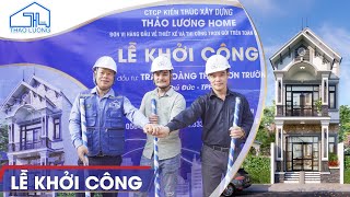 THI CÔNG XÂY DỰNG NHÀ MÁI THÁI THỦ ĐỨC - KHỞI CÔNG NHÀ ĐẸP | THAO LUONG HOME