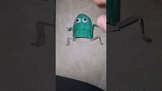 DIY Frog handcraft #shorts @a-rechi