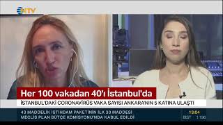 23 10 2020NTV HER 100 KORONA VAKASININ  40'I İSTANBULDA