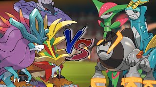 Legendary Pokemon Battle: Ancient Paradox Legends Vs Future Paradox Legends