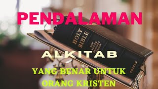 ALKITAB dan Pemahaman