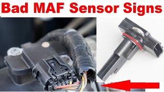 7 Common Bad Mass Air Flow Sensor Symptoms - Faulty MAF Signs / Signs of Faulty Mass Air Flow Sensor