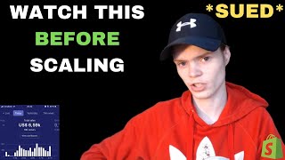 * MUST WATCH * Sued Dropshipping? - Supplier Issues (Shopify Dropshipping)