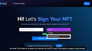 How To Sign NFTs with FIO NFT Signatures on AirNFTs #airnftsfiovideo