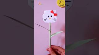 Paper Craft Easy || Hello Kitty Origami || Paper Craft Ideas || Eshu Art&Craft #shorts #viralshorts