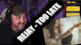 REJAY - TOO LATE - Ryan Mear Reacts