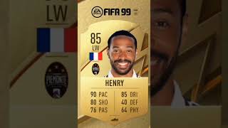 Henry fifa 's evolution #shorts #football #henry