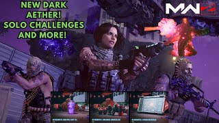 Taking NEW DARK AETHER & ENTITY FIGHT SOLO MW3 Zombies!