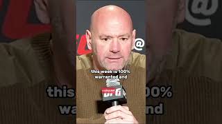 Dana White: 'People Should Not Be Defending Me' #danawhite #ufc #shorts