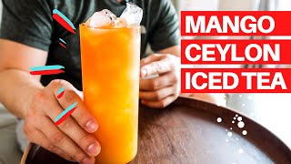 Summer Iced Tea Recipe: Mango Juice & Ceylon Tea | 50/50 Mix | Beat that Heat!