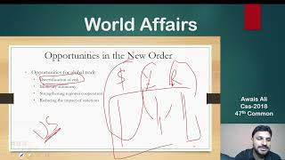 Free Current Affairs Lectures | Part 56 | opportunities and challenges of ... | CSS & PMS Exam 2025