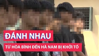 Khởi tố 11 thiếu niên mang hung khí từ Hòa Bình đến Hà Nam đánh nhau