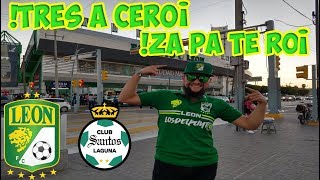 !TRES A CERO¡ !ZA PA TE RO¡ LEON VS SANTOS  JORNADA 9 CHRISFIERA DESDE LA TRIBUNA