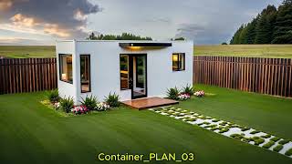 Shipping Container Floor Plan Studio w/ 1 Bath (160SF) Floor Plan ADU Ready[Container PLAN 3]