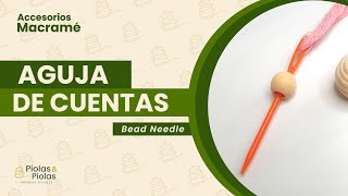 ¡Gana Tiempo en Tus Tejidos! Con la Aguja de Cuentas Macramé Decora rápidamente Tus Proyectos