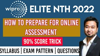 Wipro Elite NLTH 2022 online aptitude questions | Syllabus | exam pattern | how to prepare?