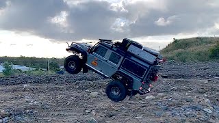 Land Rover Defender Traxxas TRX4 Bash Run Rough Road