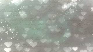 Grey background footage with hearts