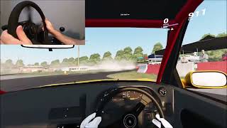 Moza R5 VR Drifting - Full Sized Steering Wheel.