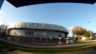 Crowds gathering outside Rod Laver Arena 28-Mar-2014