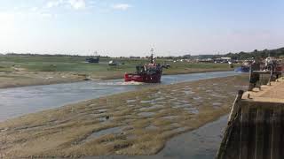 Old fishing boat in leigh on sea