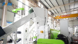 PP/PE/BOPP/BOPET/BOPA/PA66 film recycle and pelletizing line