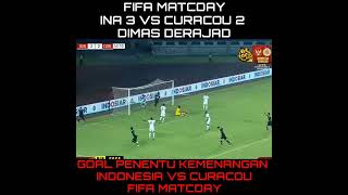 Highlight INDONESIA vs CURACAO (3-2) Determining Goal By Dimas Derajat and Highlights FIFA matchday