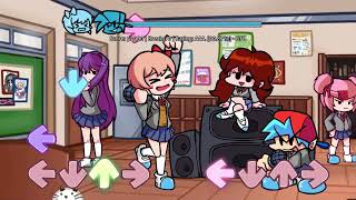 FNF MOD:Doki Doki Takeover Plus Update - My Confession (FC) (Walkthrough/Natsuki Vs BF /HARD)