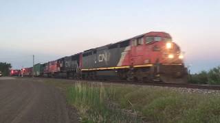 An Evening Westbound on the Flint Subdivision