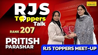 RJS Topper Talks | Meet-up with RJS Pritish Parashar | Law Prep Judiciary