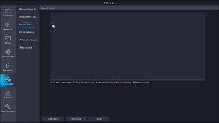 UNV - HOW TO FORMAT HDD ON UNV NVR