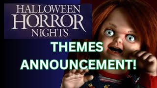 HHN Themes Announced for Universal Studios Hollywood in June! Halloween Horror Nights is on the Way!