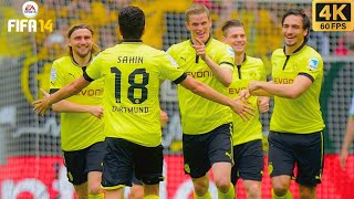 FIFA 14 (4K 60 FPS) Gameplay Walkthrough |BORUSSIA DORTMUND|