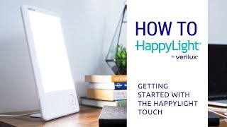 How to Use the HappyLight Touch LED Light Therapy Lamp