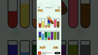 Color Sorting Puzzle 211 #asmrvideo #games #puzzle #asmrsounds #gaming #colorpuzzle #puzzlegame