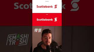 Reviewing Scotiabank’s logo redesign - SMASH or TRASH #shorts