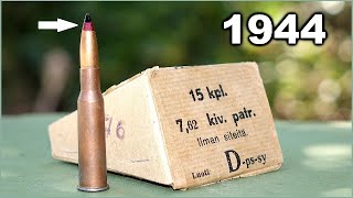 RARE  WW2 API  Ammo from FINLAND -  TESTED!