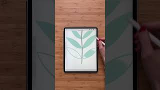 Procreate tutorial🌸 #art #procreate #artshorts #arttutorial #easyart #shorts #iphone14 #fyp #create